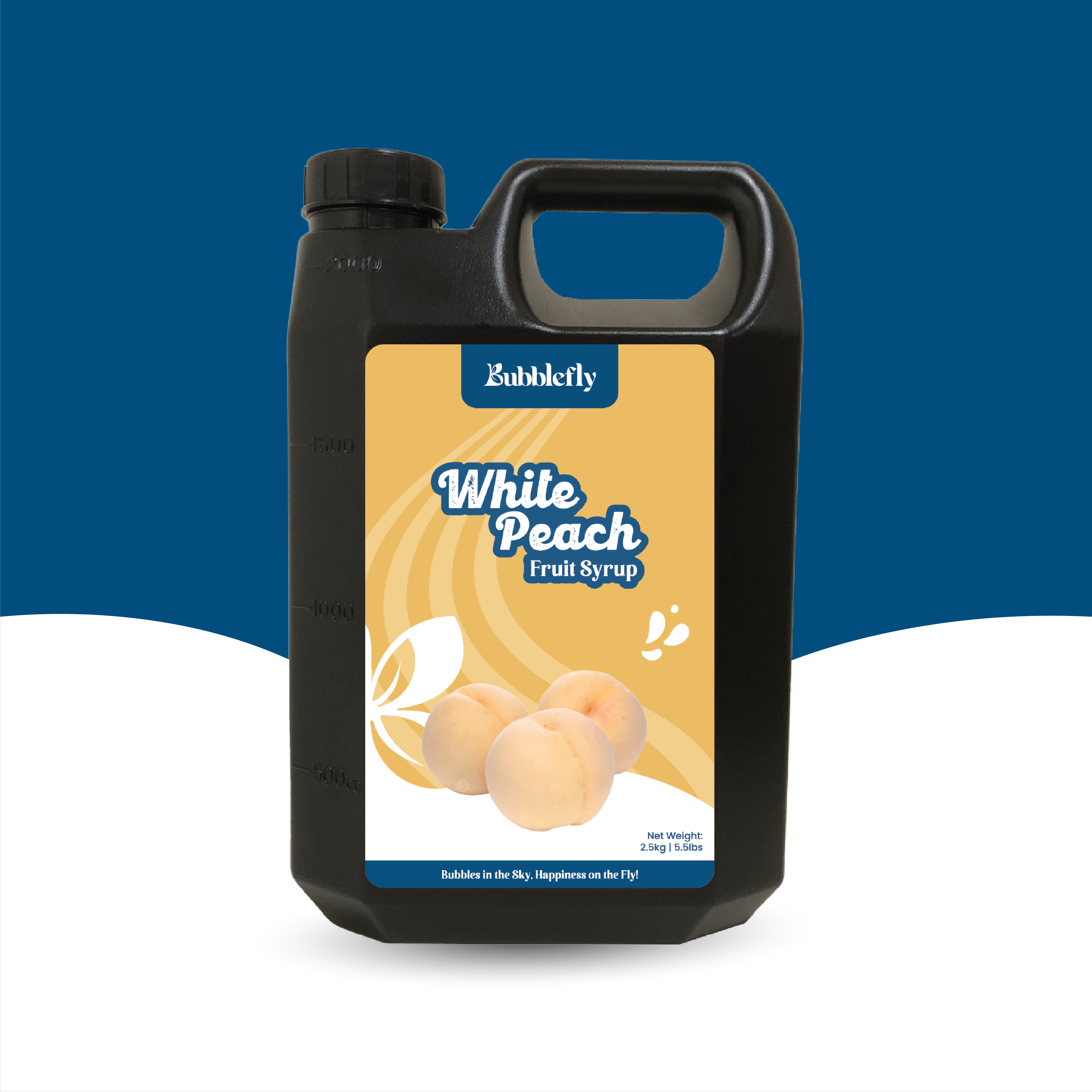 White Peach Classic Fruit Syrup