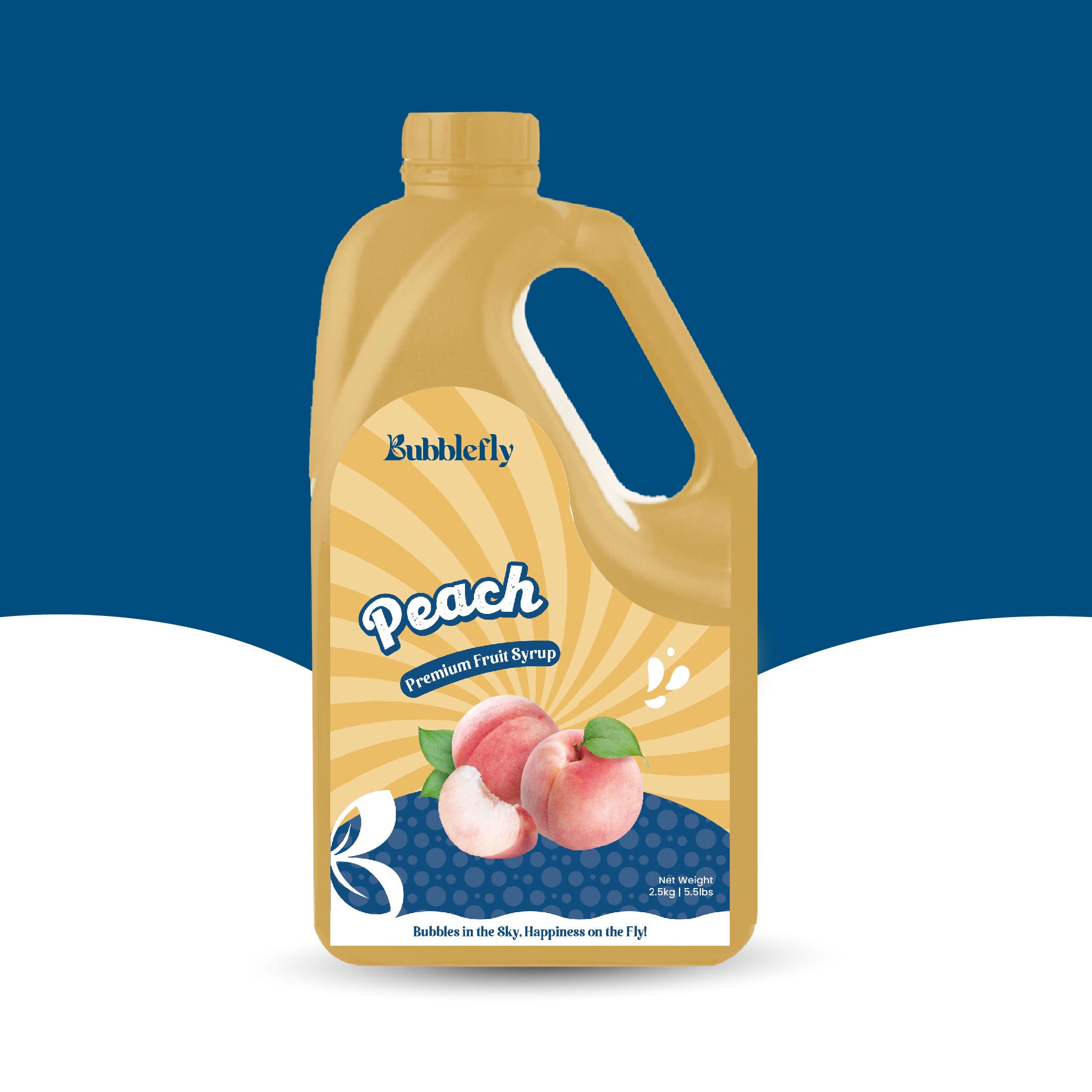 Peach Premium Fruit Syrup